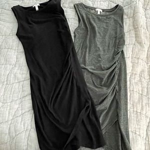Two leith ruched dresses